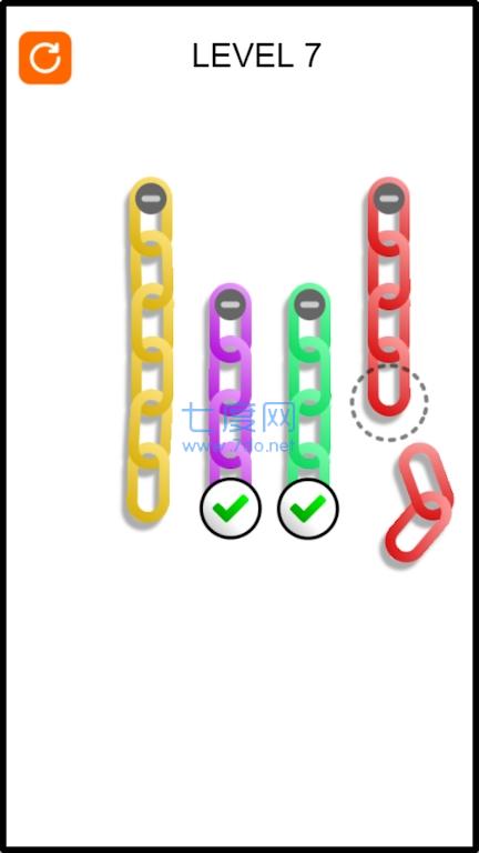 颜色链排序Chain ColorSort截图1