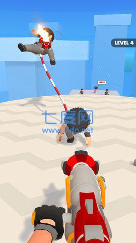 喷射枪射击