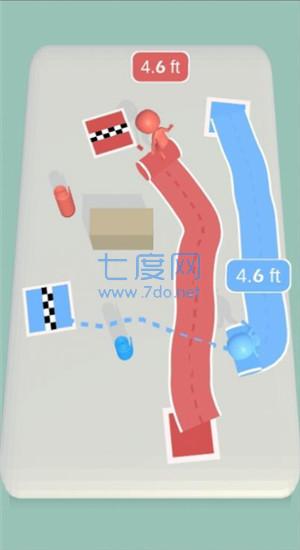 铺红蓝地毯游戏