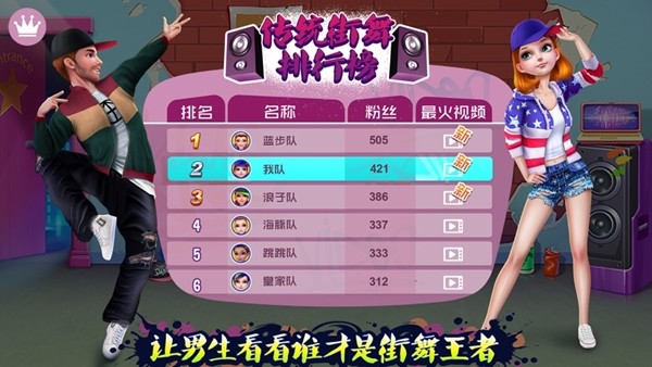传统街舞斗舞男女对战截图3