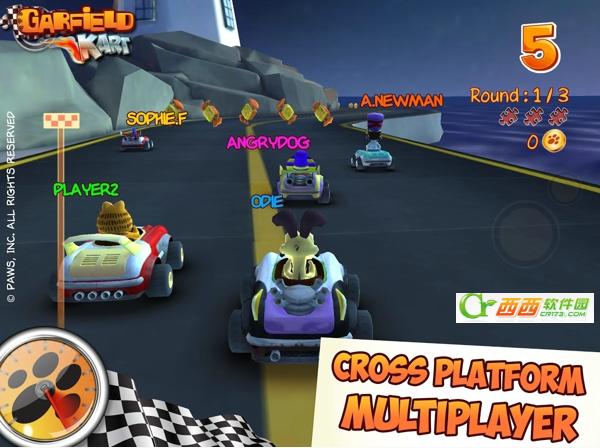 加菲猫卡丁车修改版 1.02 无限金币