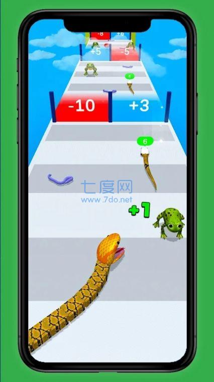 蛇冲刺跑截图1