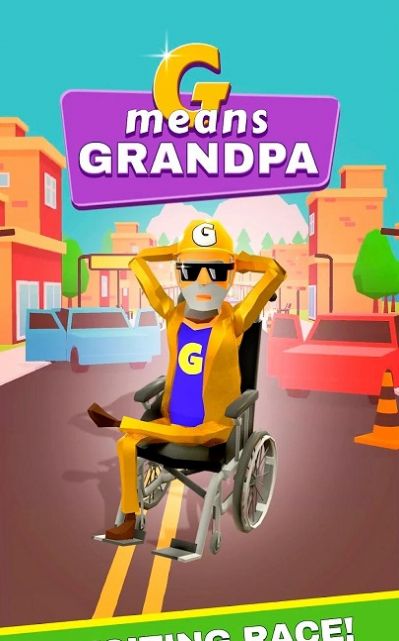 轮椅爷爷冲刺游戏官方安卓版（G means Grandpa） 截图2