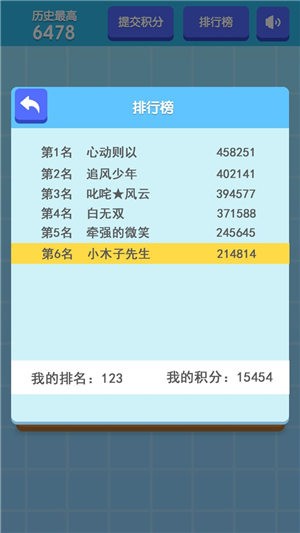 2048积分版截图2
