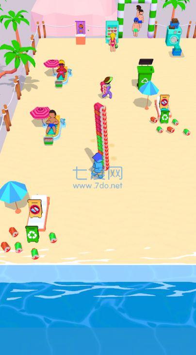 打扫海滩游戏