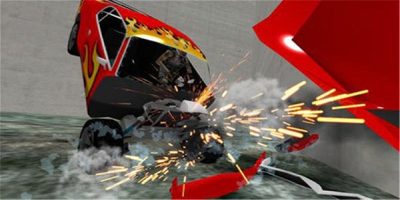 Blocky Car Crash(皇家积木汽车碰撞游戏)截图0