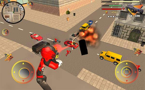 火柴人绳索英雄2旧版(Stickman Rope Hero 2)截图1