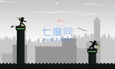 火柴人英雄格斗标枪塔