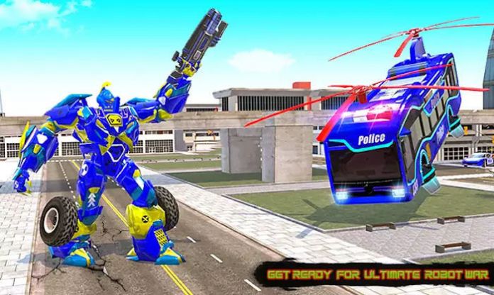 飞行巴士机器人汽车战争游戏安卓版  v4.3.4
