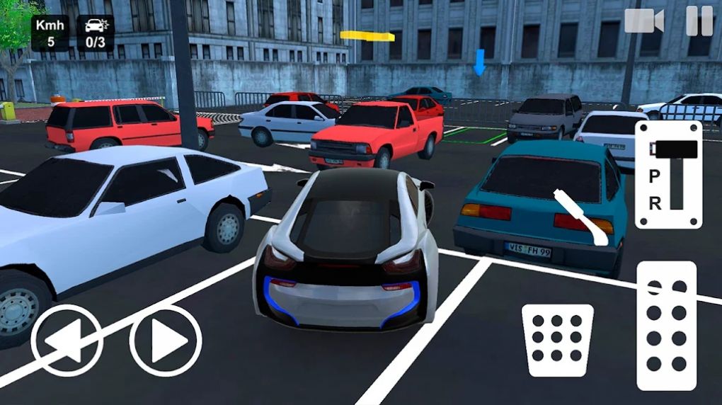 市中心真正的停车场3D游戏(Real Car parking 3D Downtown)图片1