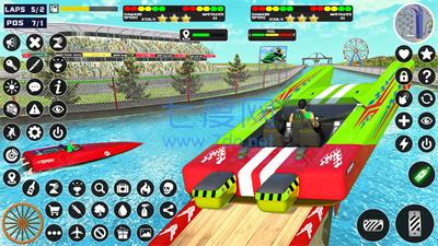 快艇划船比赛JetSkiBoatStuntRacing Game截图2