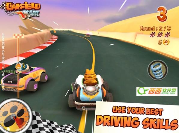 加菲猫卡丁车修改版 1.02 无限金币
