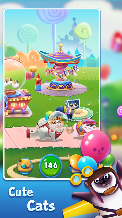 开心糖果猫2023新版消消乐(Candy Cat)截图0