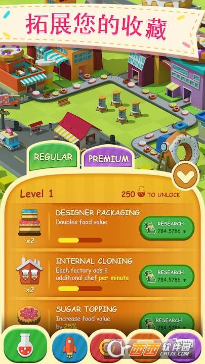 Donut City Tycoon(甜甜圈工厂好莱坞金钱大亨)截图1
