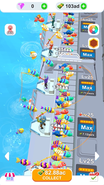 Idle Sea Fishing游戏官方版 截图0