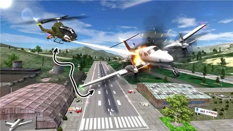 真实空中飞机截图0