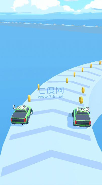 合并车辆跑