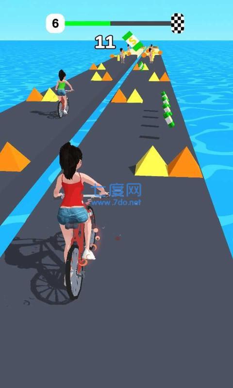 女孩接力赛3D