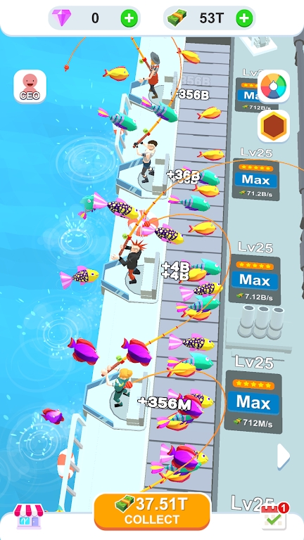 Idle Sea Fishing游戏官方版 截图1