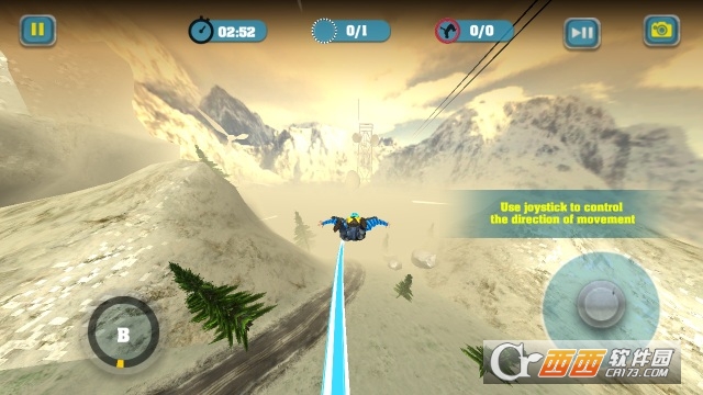WingSuit Simulator 3D(翼套飞行模式)截图0
