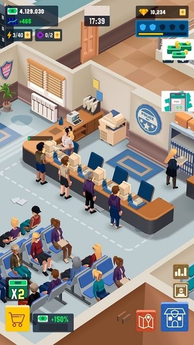 闲散的警察大亨游戏官方版(Idle Police Tycoon)图片1