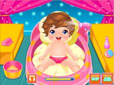 Baby Wonderful Care(新鲜的宝宝洗澡游戏)截图1