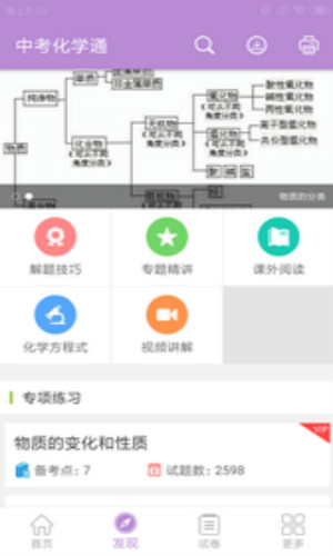 中考化学通