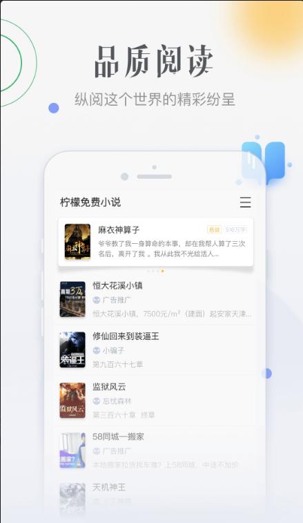 柠檬小说截图3