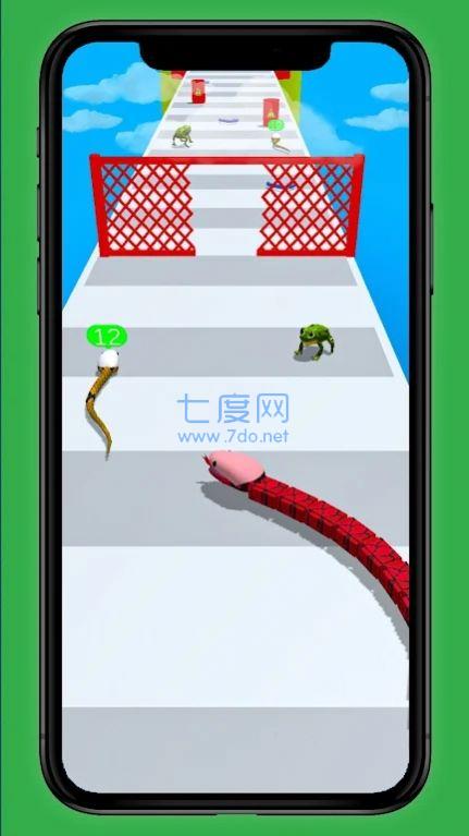 蛇冲刺跑截图2
