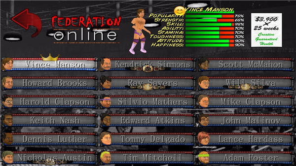 摔角革命汉化版(Wrestling Revolution)截图3
