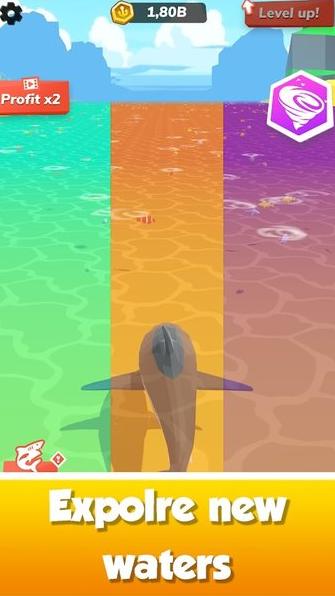 空闲鲨鱼世界游戏
