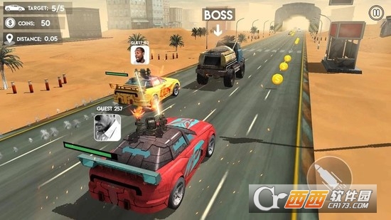 死亡飞车公路战斗(Death race Road battle)
