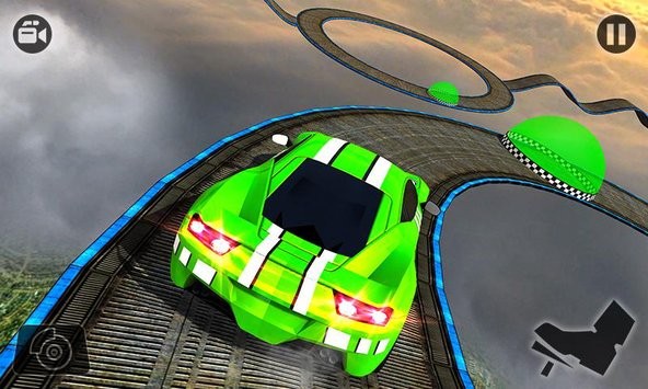 不可能的特技车轨道3D截图0