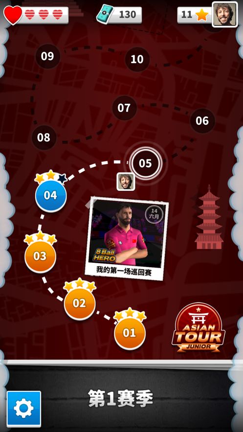 8 Ball Hero第17关游戏攻略完整版下载图片1