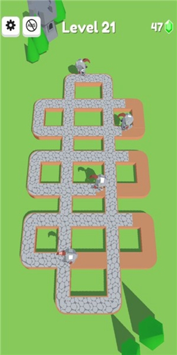 人类彩绘道路