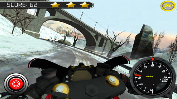 SpeedMoto2(极速摩托冬季高速公路拉力赛最新版)截图2