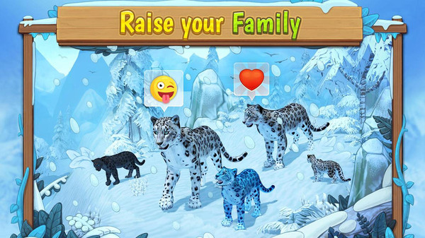 雪豹家族模拟器官方版(Snow Leopard Family Sim)截图1