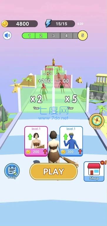 人类进化奔跑游戏截图2