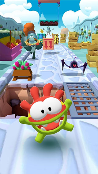 奥姆跑酷最新版(Om Nom: Run)截图1