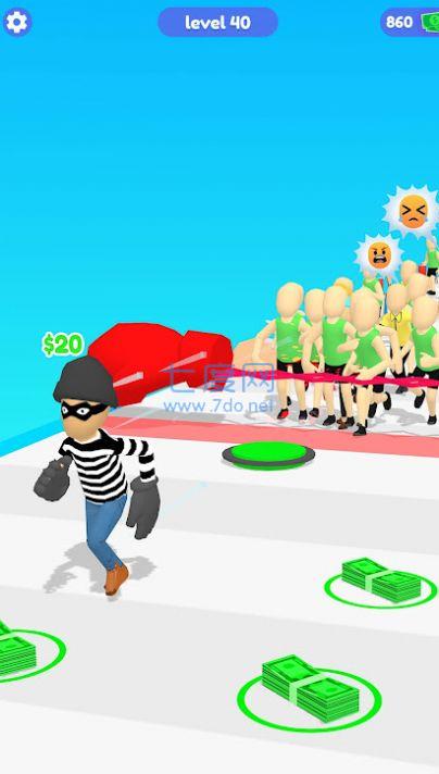 抢钱奔跑3D游戏