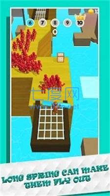 向下推竞赛游戏