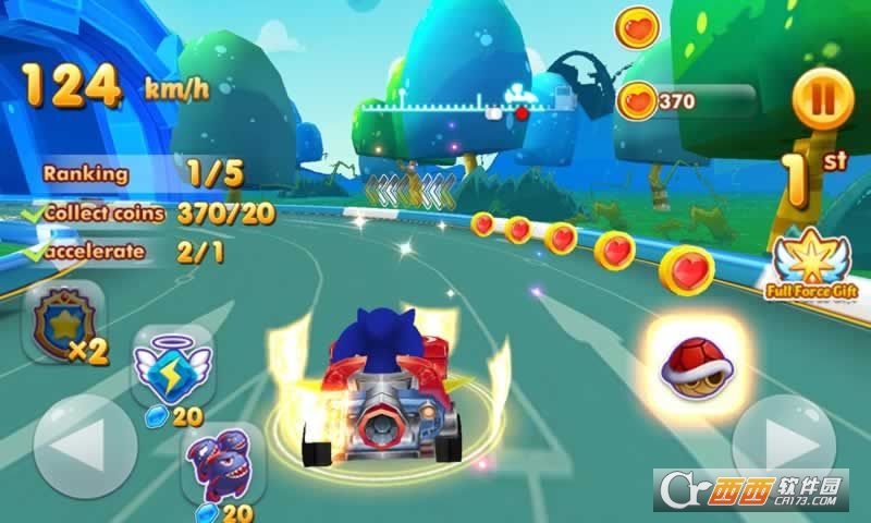 Sonic Chibi Race(索尼克卡丁车)截图3