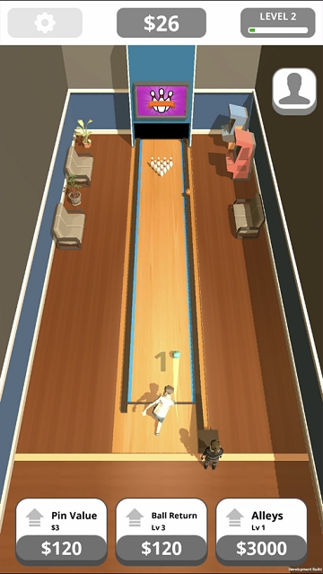 Idle Bowling(Idle Tap Bowling)截图1