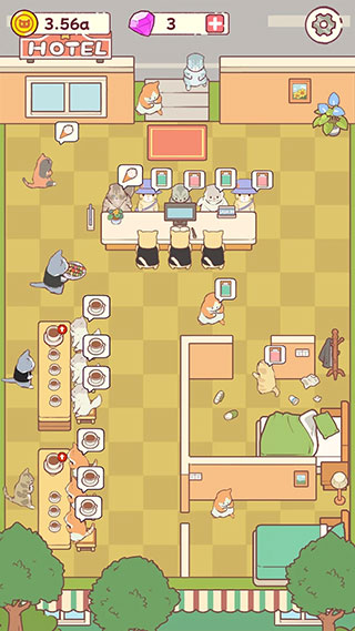 猫咪酒店游戏截图0