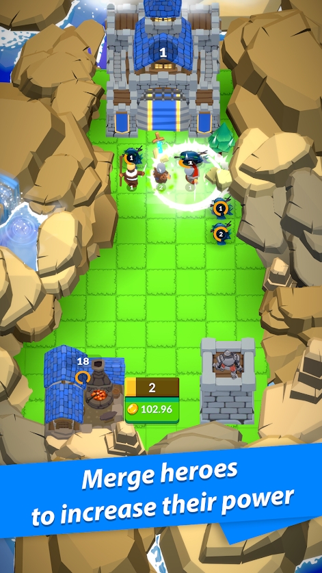 合并雇佣兵游戏官方版 Hero Tactics图片1