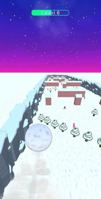 雪球向前滚游戏官方版(Snowball Down) 截图2