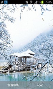 恬静雪景动态壁纸截图2