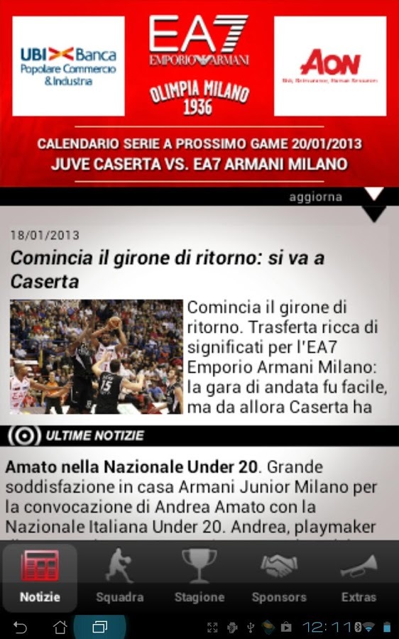 EA7 Olimpia Milano 版本：2.2.1