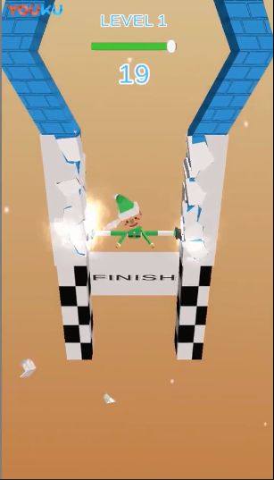 抖音上小人用腿撑住墙Fracture Jump手机游戏最新版 截图2