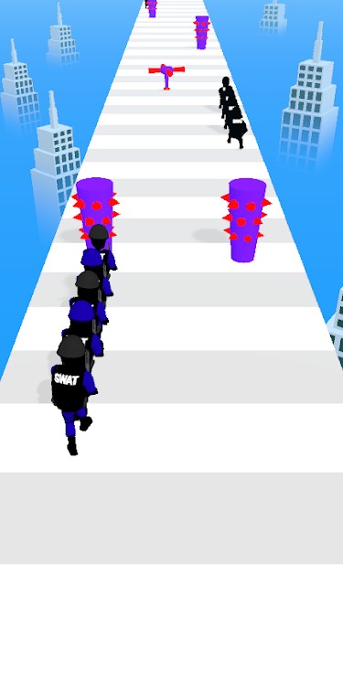 扑打跑酷游戏安卓版（Swat Run）图片1